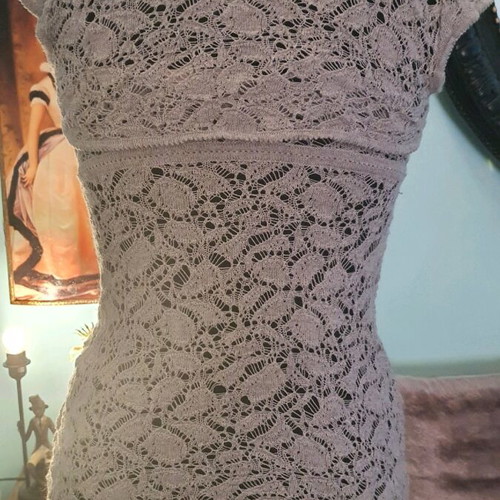 Red Valentino set lace bolero and blouse like new, size 42