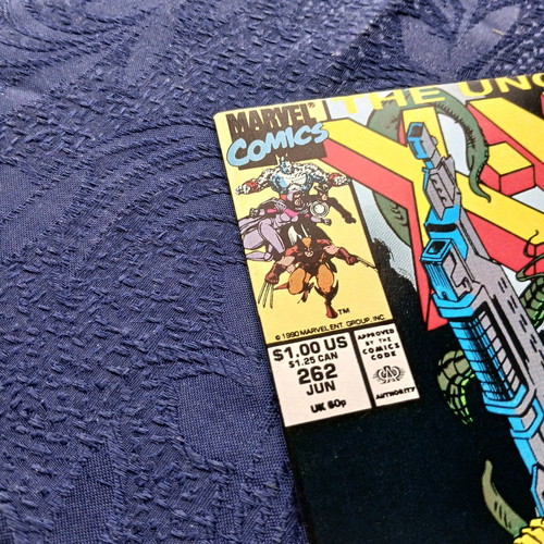 Uncanny X-men #262 used Marvel comic 1990