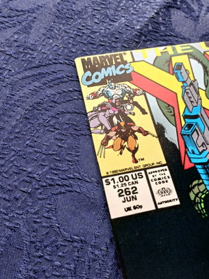 Uncanny X-men #262 used Marvel comic 1990