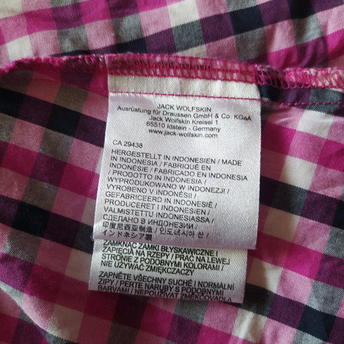 Jack Wolfskin women's shirt size S used, black and pink