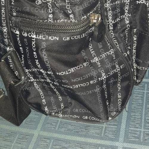 Backpack with multiple compartments, like new, black