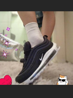 Nike Air Max 97 new black athletic shoes