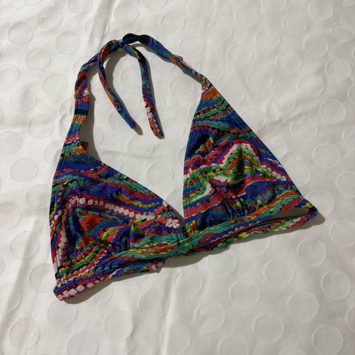 Vintage bikini top size S like new, multicolor