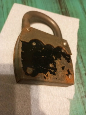 Sidor padlock large used, non-functional