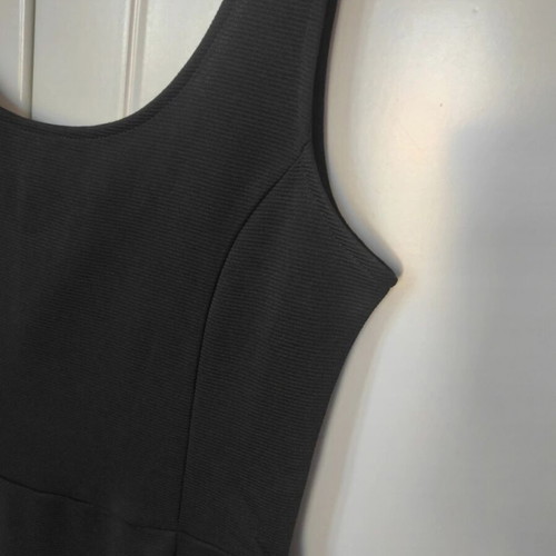 H&M black mini dress with A-line, like new