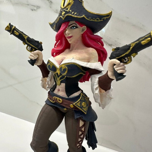 3D Miss Fortune figure new, handpainted League of Legends collectible