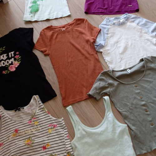Summer blouses H&M colorful XS used, good condition