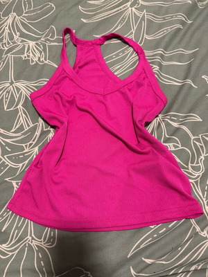Pink blouse new, size small, gym wear