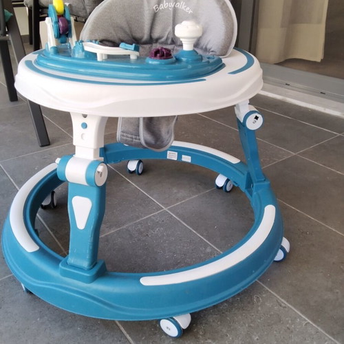 Musical Baby Walker Blue for 6+ Months like new