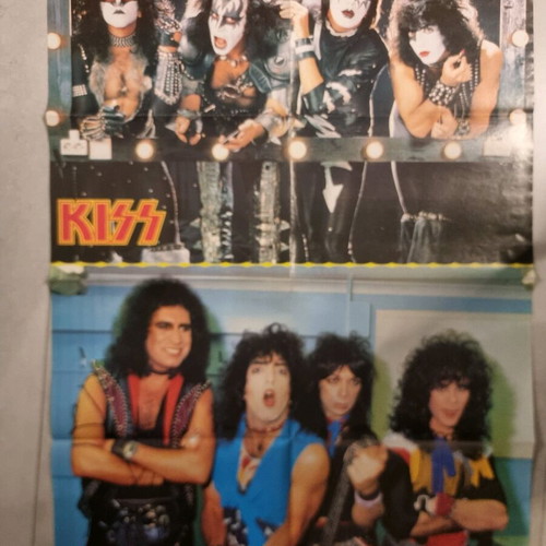Kiss posters used, pack of 20 from magazines