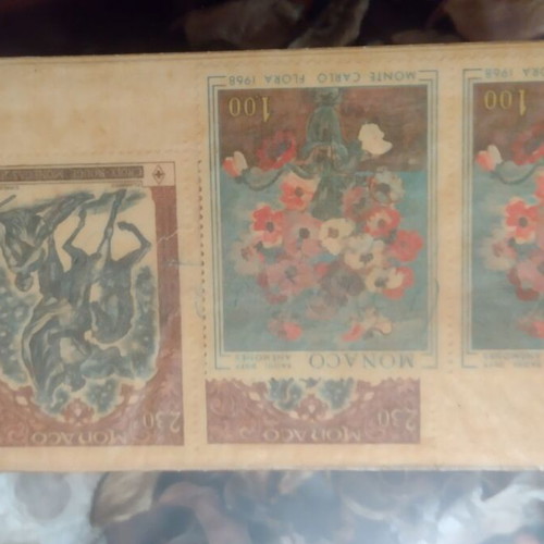 Monaco stamps 1968 new, set of 4 pieces