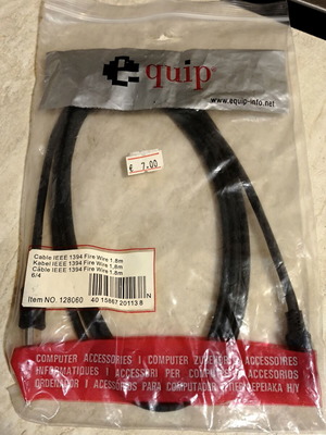 Καλώδιο Equip IEEE 1394 FireWire 1,8μ 6-pin σε 4-pin