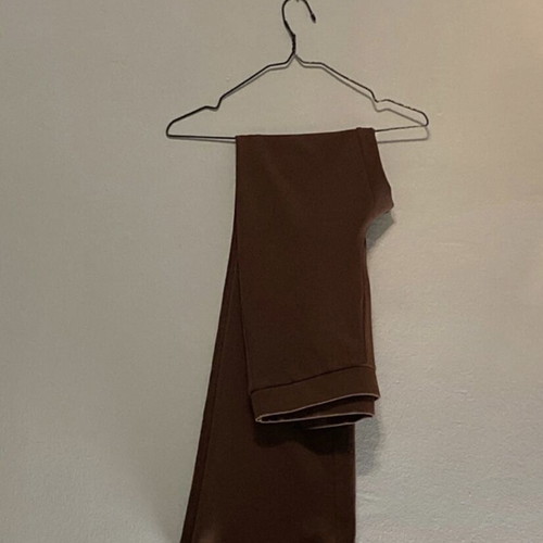 Brown elastic flare pants Arena like new, size S