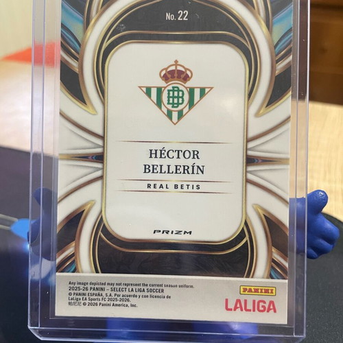Panini Select 2025-26 La Liga Betis Hector Bellerin Equalizers card like new