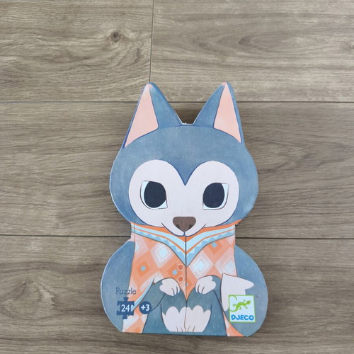 Djeco Puzzle 'The Little Wolf' 24 Pieces Used, Age 3+
