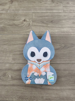 Djeco Puzzle 'The Little Wolf' 24 Pieces Used, Age 3+