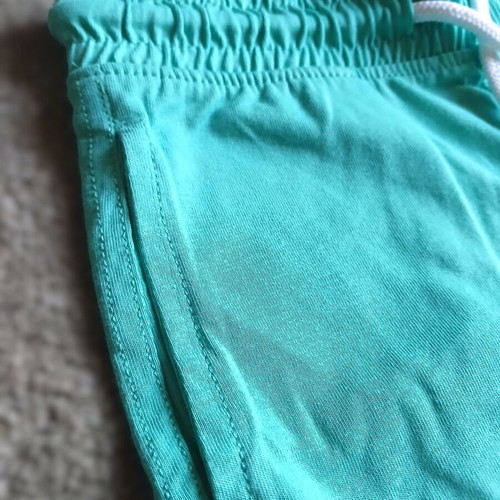 C&A Boys' Shorts turquoise 4Y new, cotton, fun print
