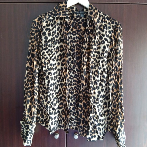 Zara leopard print shirt, size XL