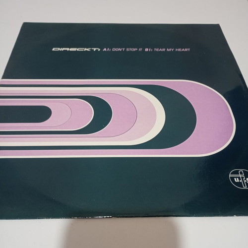 Direckt Don't Stop It / Tear My Heart 12" electronic vinyl