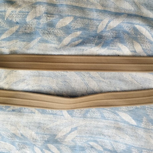 Two adjustable fabric belts, Diesel beige and khaki