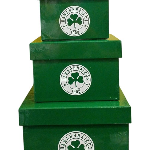 Panathinaikos Storage Box Set new, authentic