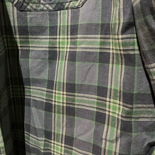Bershka Checked Shirt like new, size M, multicolored green