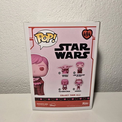 Funko POP! Star Wars Valentines Luke Skywalker with Grogu #494 new