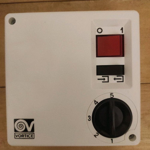 Vortice control box for ceiling fans new, white