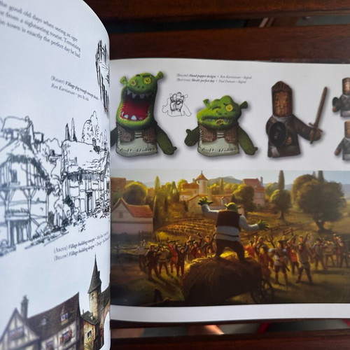 The Art of Shrek Forever After book like new