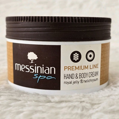 Messinian Spa hand and body cream 250ml used
