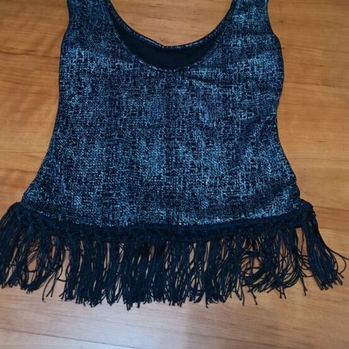 Blouse silver like new, size S