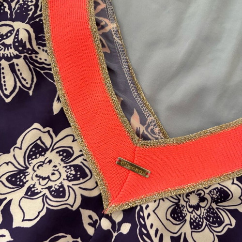 BSB Top blue size 40 like new, satin fabric