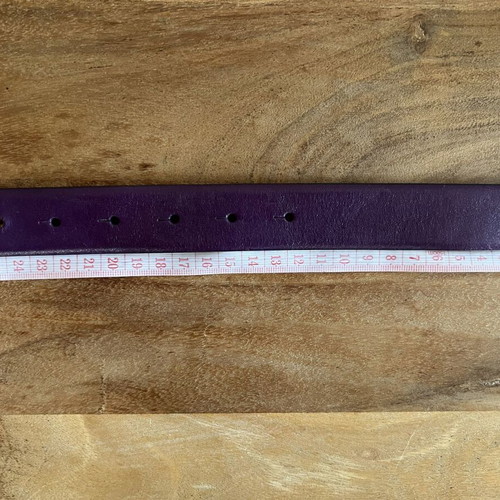 Dolce & Gabbana leather belt like new, adjustable size 105, purple