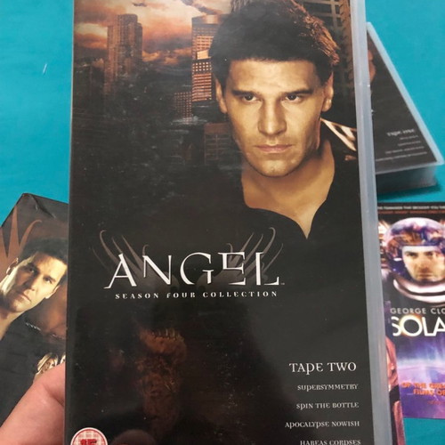 Angel Season 4 VHS tapes 1-3 used from Buffy the Vampire Slayer