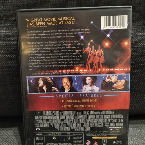Dreamgirls DVD used with subtitles, good condition