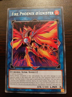Fire Phoenix @Ignister μεταχειρισμένη κάρτα Yu-Gi-Oh σπάνια