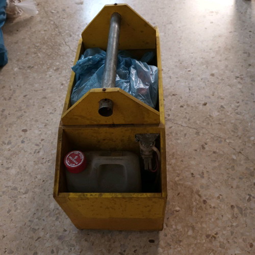 Vintage portable starter unit used for diesel engine