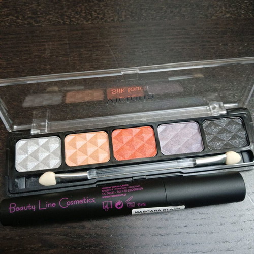 Cosmetics set 3 products together, new, essence, Beauty Line, Victoria Silk