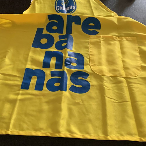 Chiquita apron with waist tie, new