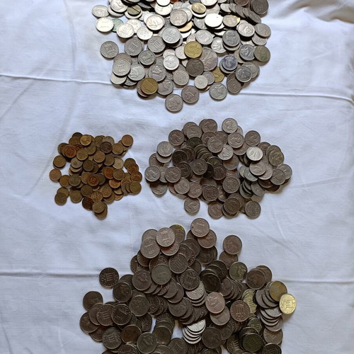 Πακέτο νομισμάτων μεταχειρισμένο, ελληνικά και λίγα ξένα