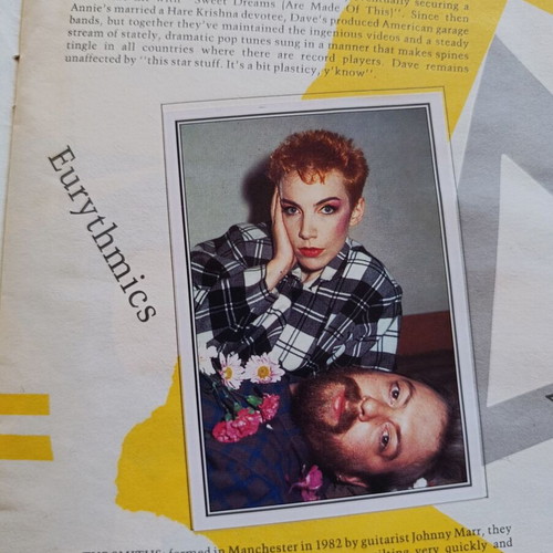 Panini Album Smash Hits 1985 Used Sticker Collection