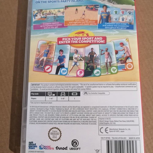 Sports Party Nintendo Switch game like new