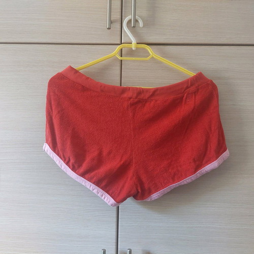 Women's shorts red with pink used, size Medium/Large