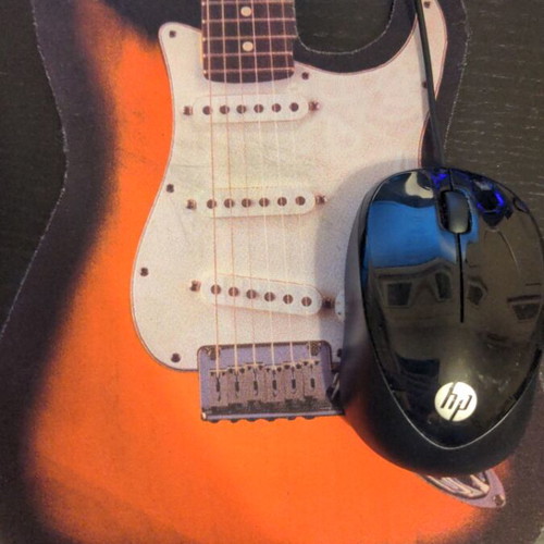 Stratocaster guitar mousepad like new