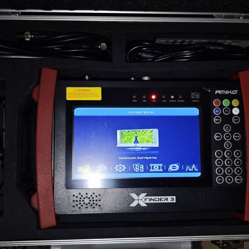 Amiko Xfinder 3 signal meter like new for terrestrial and satellite TV