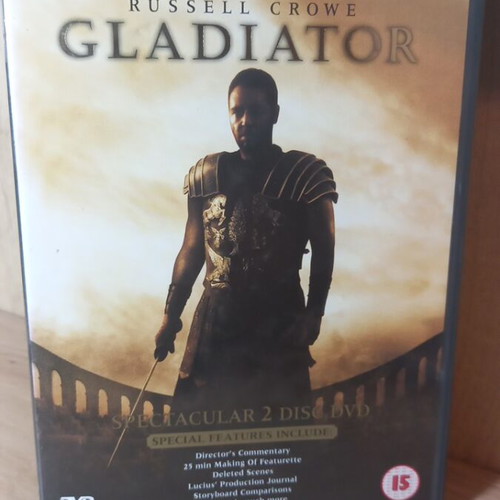 Gladiator DVD like new with Greek subtitles