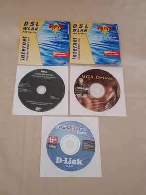 Computer CDs used, pack of 5 discs