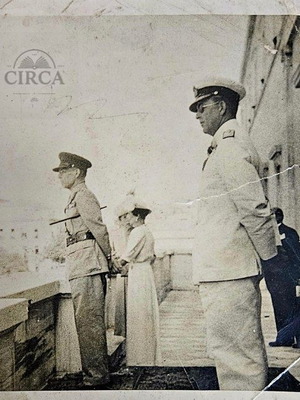 Φωτογραφία Ελληνικής Βασιλικής Οικογένειας 1946 μεταχειρισμένη