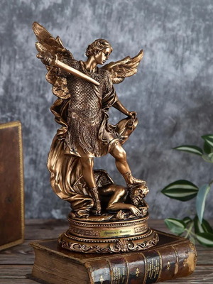 Archangel Michael Statue new, 30cm decorative figure