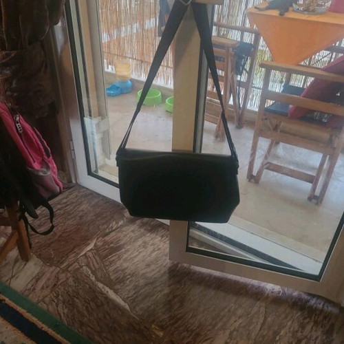 Lancaster men's shoulder bag used, black